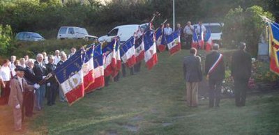 La minute de silence à Villargondran