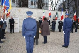 Dépôt de gerbe des Anciens des Maquis du Grésivaudan