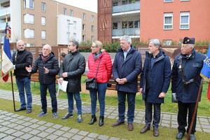 Inauguration de l'esplanade Anne-Marie Mingat